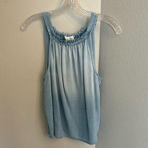 Chambray Tank Top, size small, Cloth & Stone